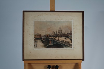 Lot 204 - After Edward King, Three Etchings of London