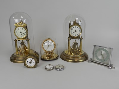 Lot 408 - Five various mantel clocks, first half 20th...