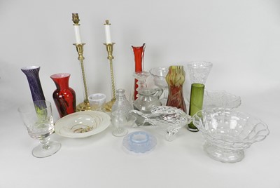 Lot 209 - Collection of decorative glassware