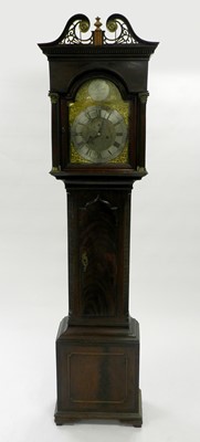 Lot 405 - A George III mahogany 8 day, longcase clock,...