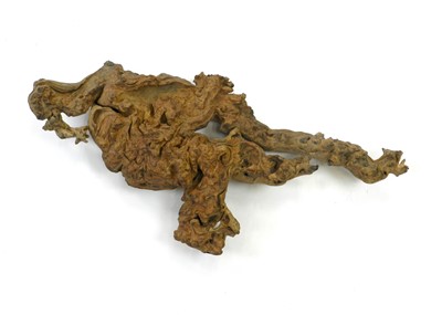 Lot 327 - A Chinese scholar's natural wood root, Qing...