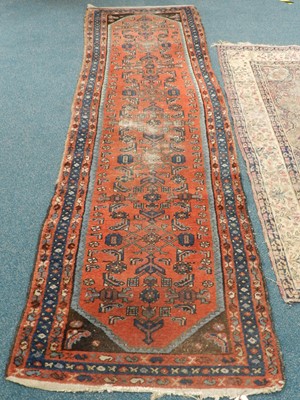 Lot 490 - An Anatolian runner, 280cm x 83cm, together...