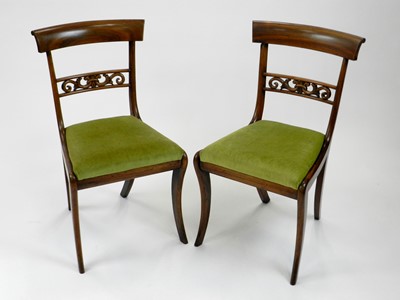 Lot 462 - A set of 6 late Regency/William IV rosewood...