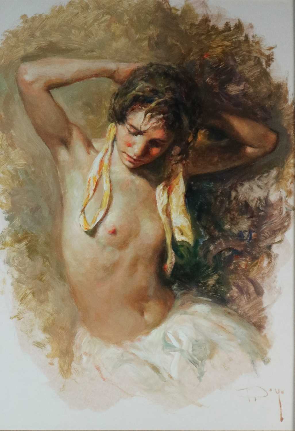 Lot 248 - Luis Royo (Spanish Contemporary) La Cinta Amarilla