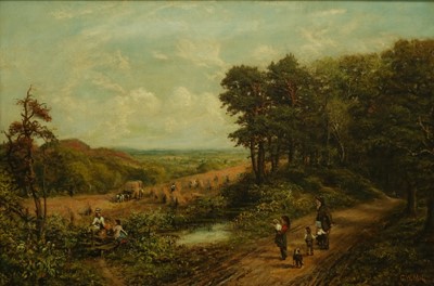 Lot 197 - George William Mote (British 1832-1909) Sussex Landscape
