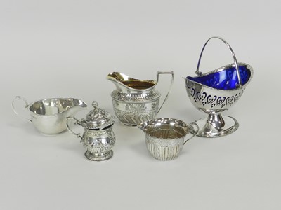 Lot 19 - A Victorian silver cream jug