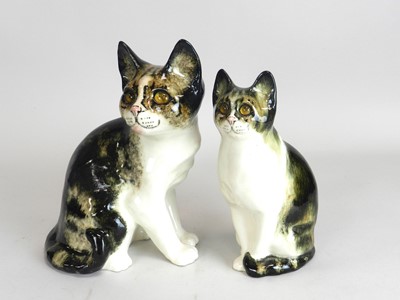 Lot 227 - Two Jenny Winstanley Kensington models of cats...