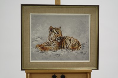 Lot 243 - Silvia Duran (Spanish Contemporary) Tiger Cub