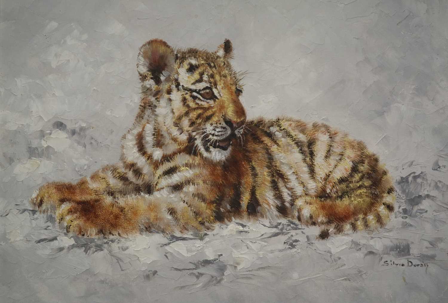 Lot 243 - Silvia Duran (Spanish Contemporary) Tiger Cub