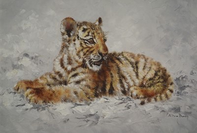 Lot 243 - Silvia Duran (Spanish Contemporary) Tiger Cub