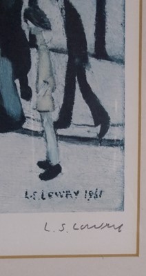 Lot 254 - L.S. Lowry (British 1887-1976) Level Crossing Burton-on-Trent
