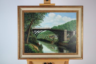 Lot 199 - B van der Woning, (20th-21st Century), The Ironbridge