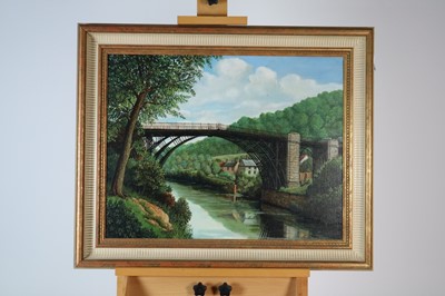 Lot 199 - B van der Woning, (20th-21st Century), The Ironbridge