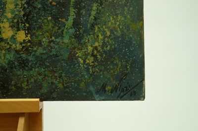 Lot 322 - Manouchehr Niazi (Iranian School b.1936) Trees in Blossom