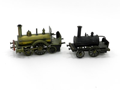 Lot 383 - An early 20th century brass steam model...