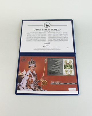 Lot 168 - United Kingdom The Queen's Coronation Jubilee 2003 sovereign presentation cover