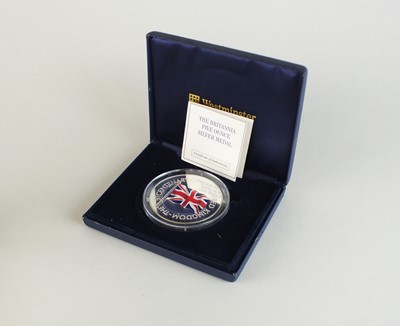 Lot 375 - An Elizabeth II five ounce silver medal