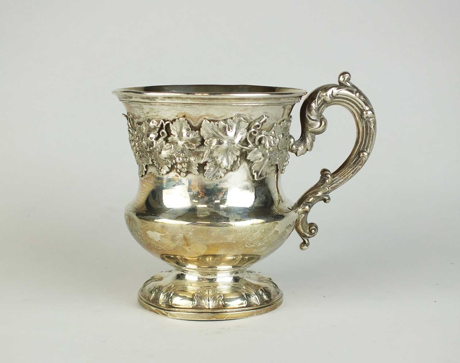 Lot 26 - A George III silver Christening mug
