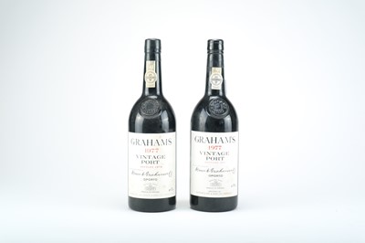 Lot 405 - Two bottles of Graham's Vintage Port, 1977