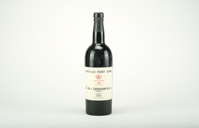 Lot 406 - Graham's Vintage Port, 1963, one bottle