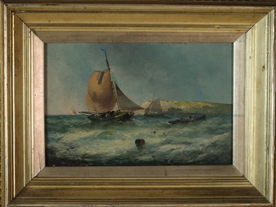 Lot 319 - Clifford (British School 19th Century) Three Marine Oil Paintings