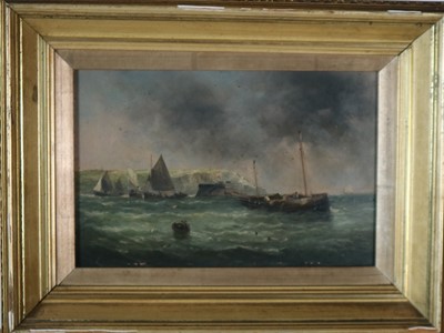 Lot 319 - Clifford (British School 19th Century) Three Marine Oil Paintings