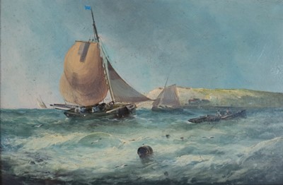 Lot 319 - Clifford (British School 19th Century) Three Marine Oil Paintings