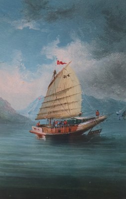 Lot 150 - Coastal Scenes of Far Eastern Trading Junks