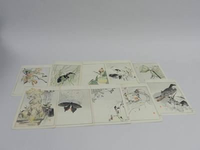 Lot 271 - A collection of Japanese block prints to a...