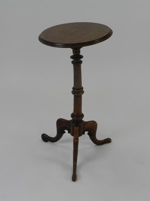 Lot 409 - A Victorian mahogany wine tripod table, 73cm...