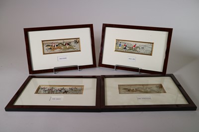 Lot 135 - A pair of Stevengraphs, depicting horse racing,...