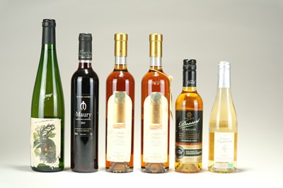 Lot 471 - 11 bottles of European table, dessert and fortified wine, various