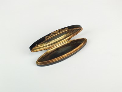 Lot 345 - A late 18th century tortoiseshell and pique work toothpick case