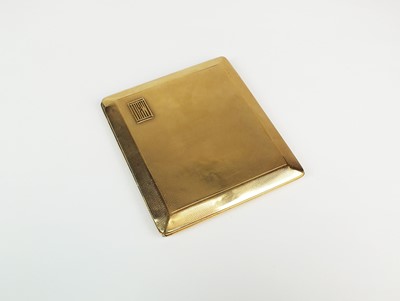 Lot 43 - A 9ct gold Asprey & Co cigarette case