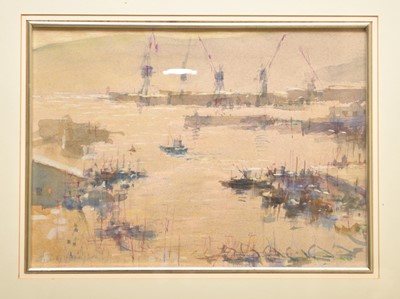 Lot 220 - Grenville Cottingham (1943-2007) 'Fishing...