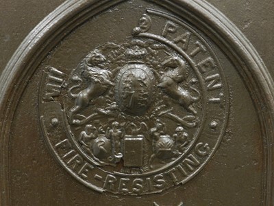Lot 432 - A Milners patent fireproof safe, circa 1900,...