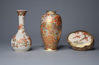 Lot 370 - An assembled group of Satsuma ware