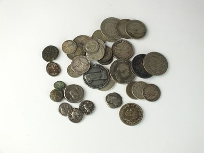 Lot 79 - A large collection of British and Foreign silver, cupro-nickel, copper and bronze coinage