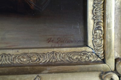Lot 132 - Hendrick Joseph Dillens (Belgian 1812-1872), The Cavaliers Return