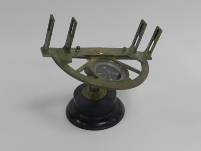Lot 309 - A 19th-century brass graphometer,...