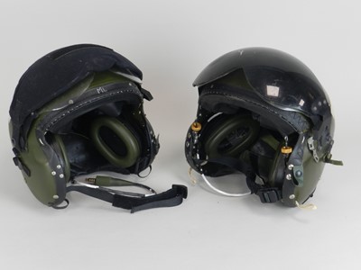 Lot 217 - Two RAF Pilot's Mk4A flying helmets, stores...