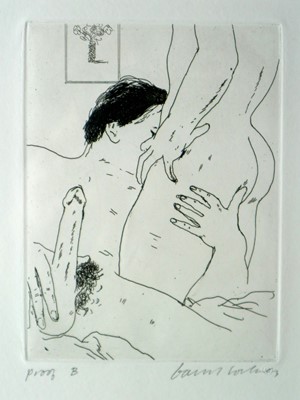 Lot 117 - David Hockney (British Contemporary) An Erotic Etching