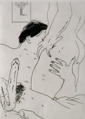 Lot 117 - David Hockney (British Contemporary) An Erotic Etching
