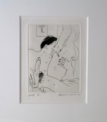 Lot 117 - David Hockney (British Contemporary) An Erotic Etching