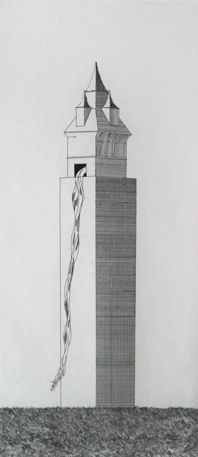 Lot 26 - David Hockney (British b.1937) The Tower Had One Window