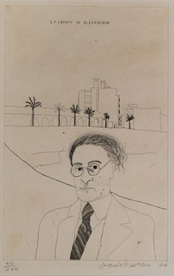 Lot 3 - David Hockney (British b.1937) C.P. Cavafy in Alexandria