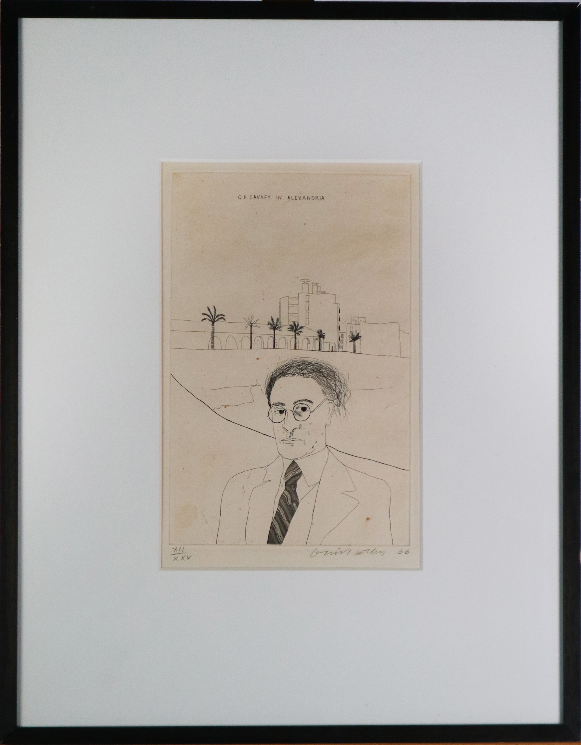 Lot 3 - David Hockney (British b.1937) C.P. Cavafy in