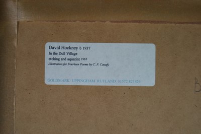 Lot 147 - David Hockney (British b.1937) In the Dull Village