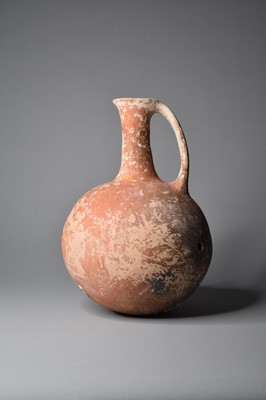 Lot 246 - A Roman terracotta ewer, circa 1st century B.C.