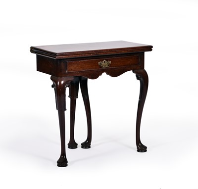 Lot 448 - A George II rectangular mahogany tea table